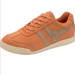 Gola Harrier Peach Gold Sneakers Like New